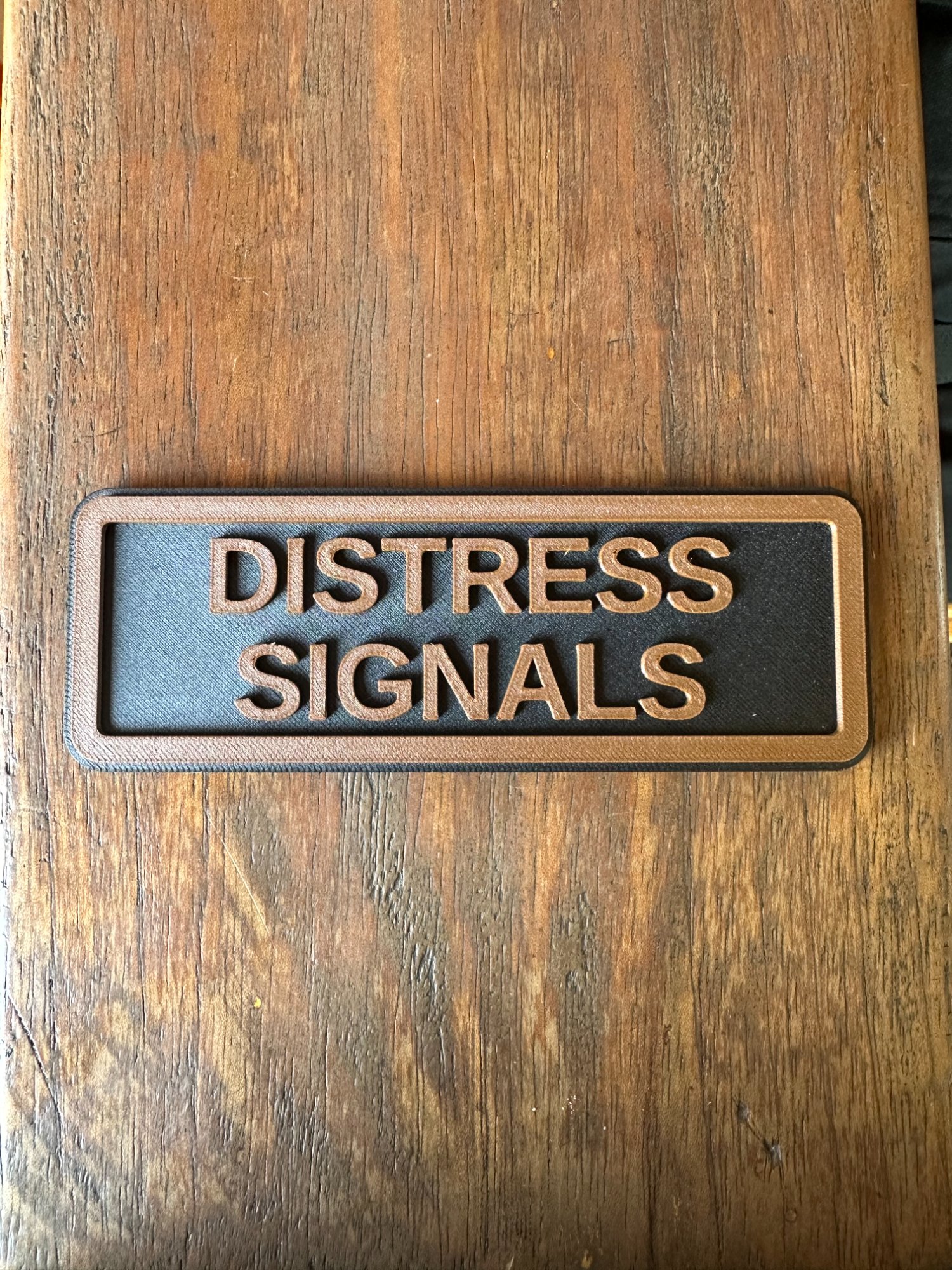 Custom Plaque Example