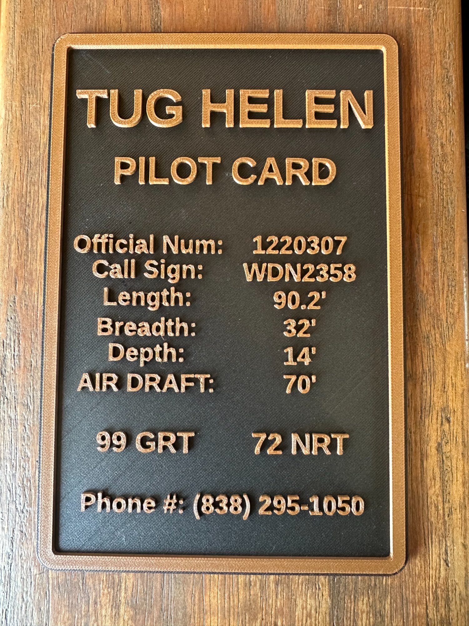 Pilot Card